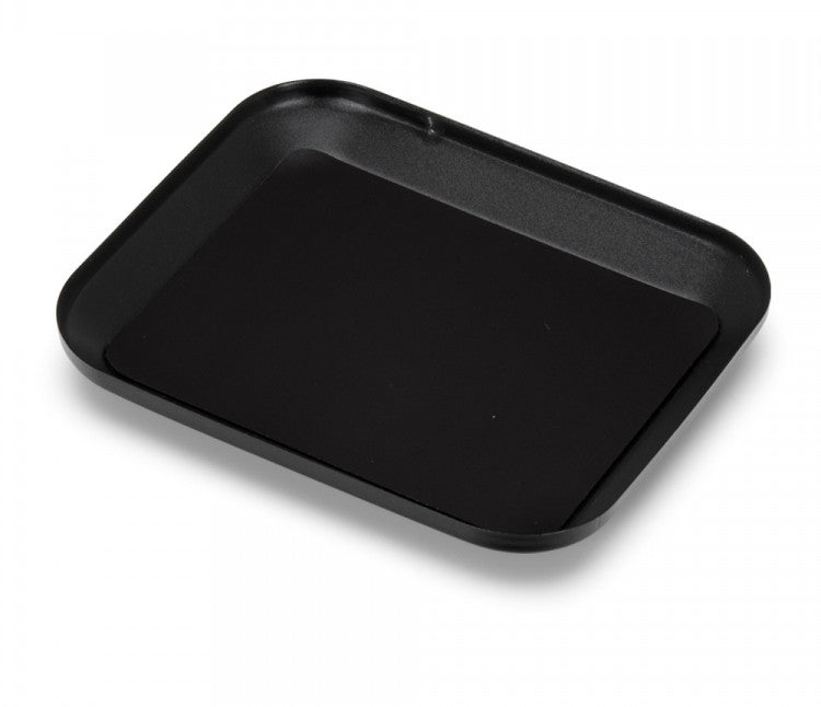 Coupelle magnétique pour visserie 106x88x11mm noire