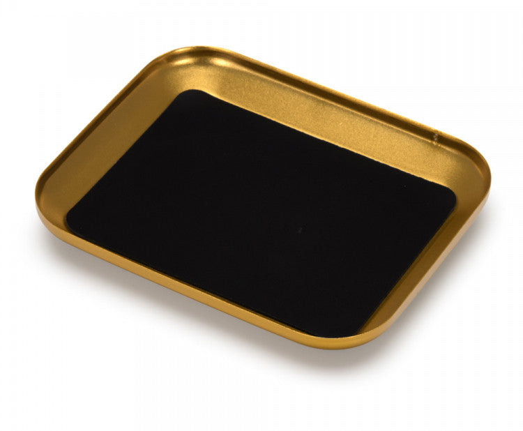 Coupelle magnétique pour visserie 106x88x11mm or