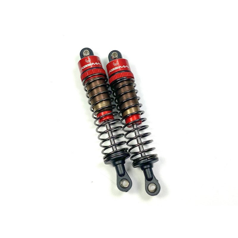 2 Amortisseurs standard en aluminium 75mm pour voitures RC 1/10 - Absima 2330042