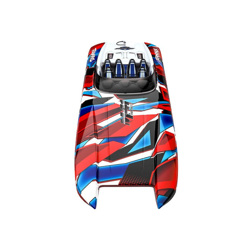 Bateau radiocommandé M41 DCB Widebody 80km/h TSM - Traxxas 57046-4 rouge
