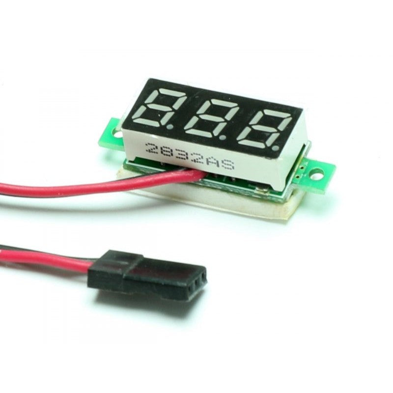 Mini voltmètre numérique 3/30V (connecteur JR)