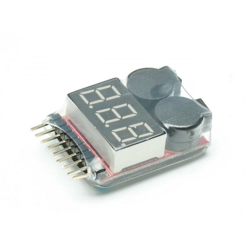 Testeur et Buzzer pour Batterie Li-Po/Ni-Mh/Li-ion (2 à 8S)