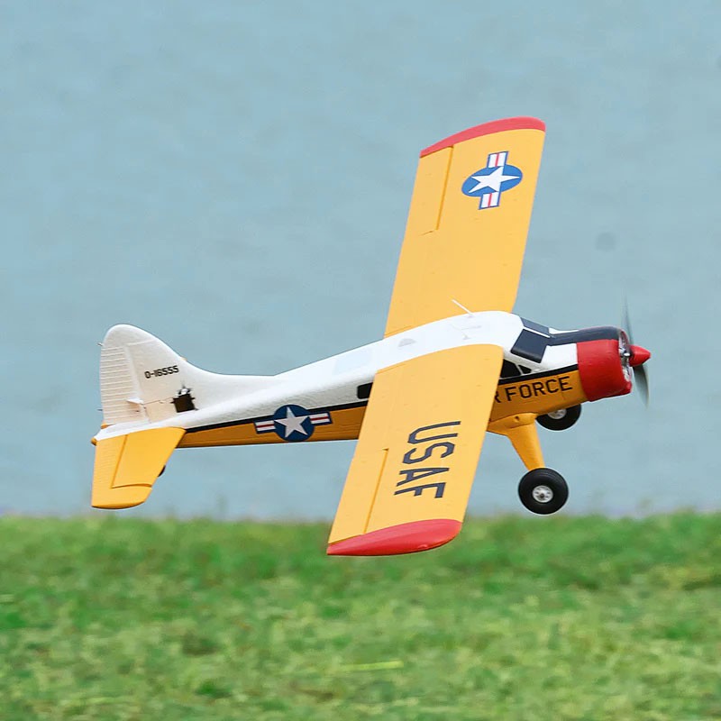 Avion débutants 1/18 800mm Beaver RTF kit - jaune