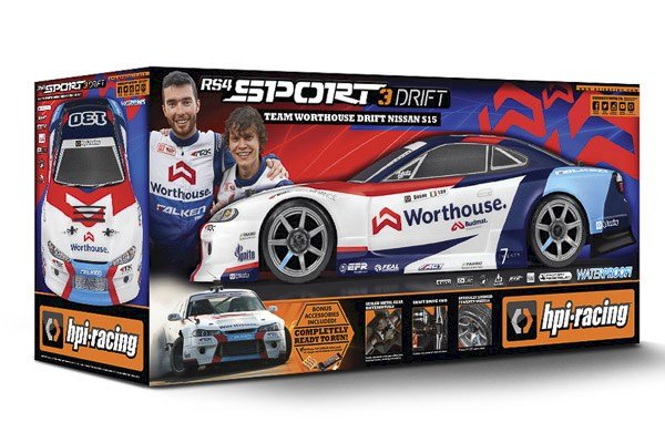 HPI Racing Sport 3 Drift Worthouse James Dean Nissan S15 - 120097