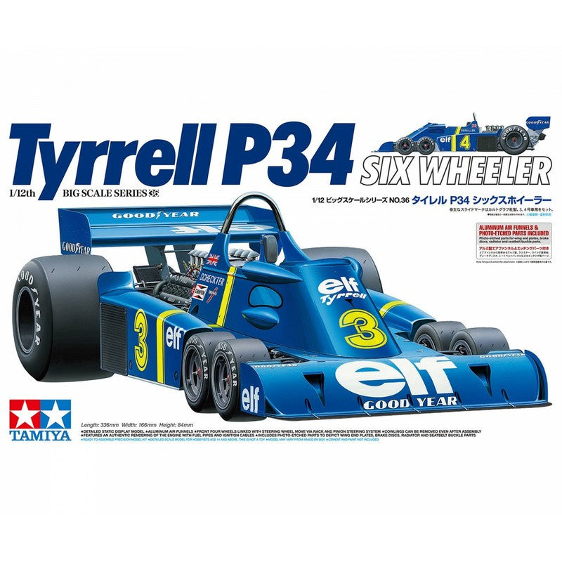 Maquette voiture Tyrrell P34 Six Wheeler - Tamiya 12036 - 1/12