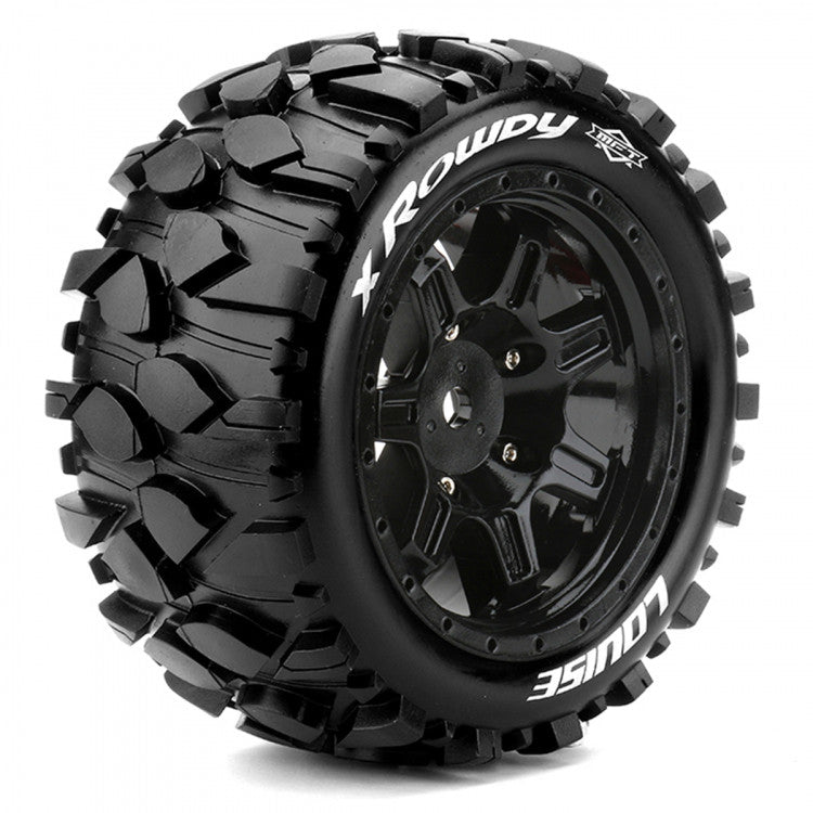 2 Pneus et jantes Louise X-MALLET (MFT) pour Traxxas XMaxx 3351B