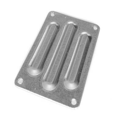 Plaque aluminium pare choc avant Hobbytech REV-SL036