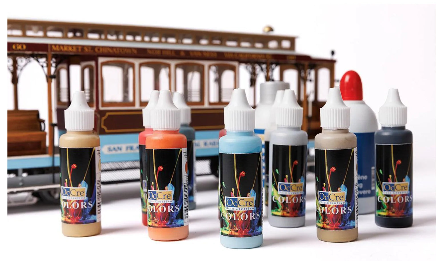 Pack de peintures acrylique et Vernis San Francisco" - Occre 90502"