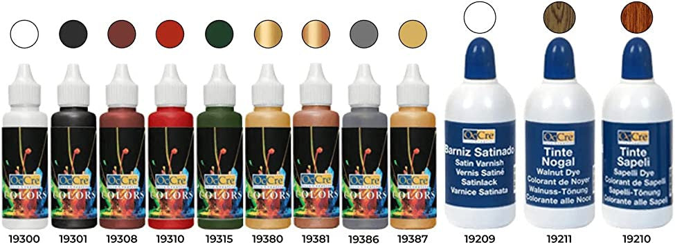 Pack de peintures acrylique et Vernis Amerigo Vespucci" - Occre 90507"