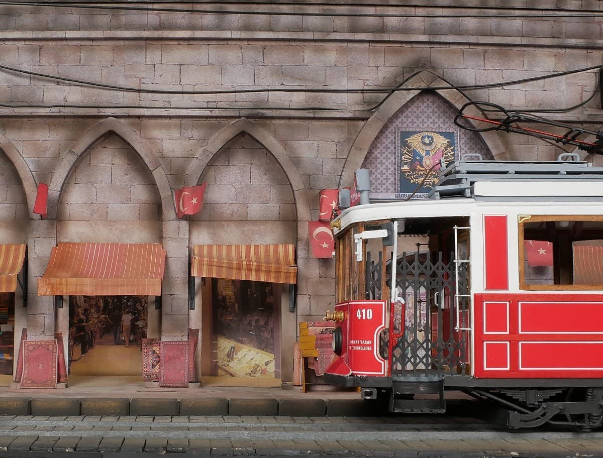 Diorama tramway ISTAMBUL - bois - 1/24 - Occre 53010D