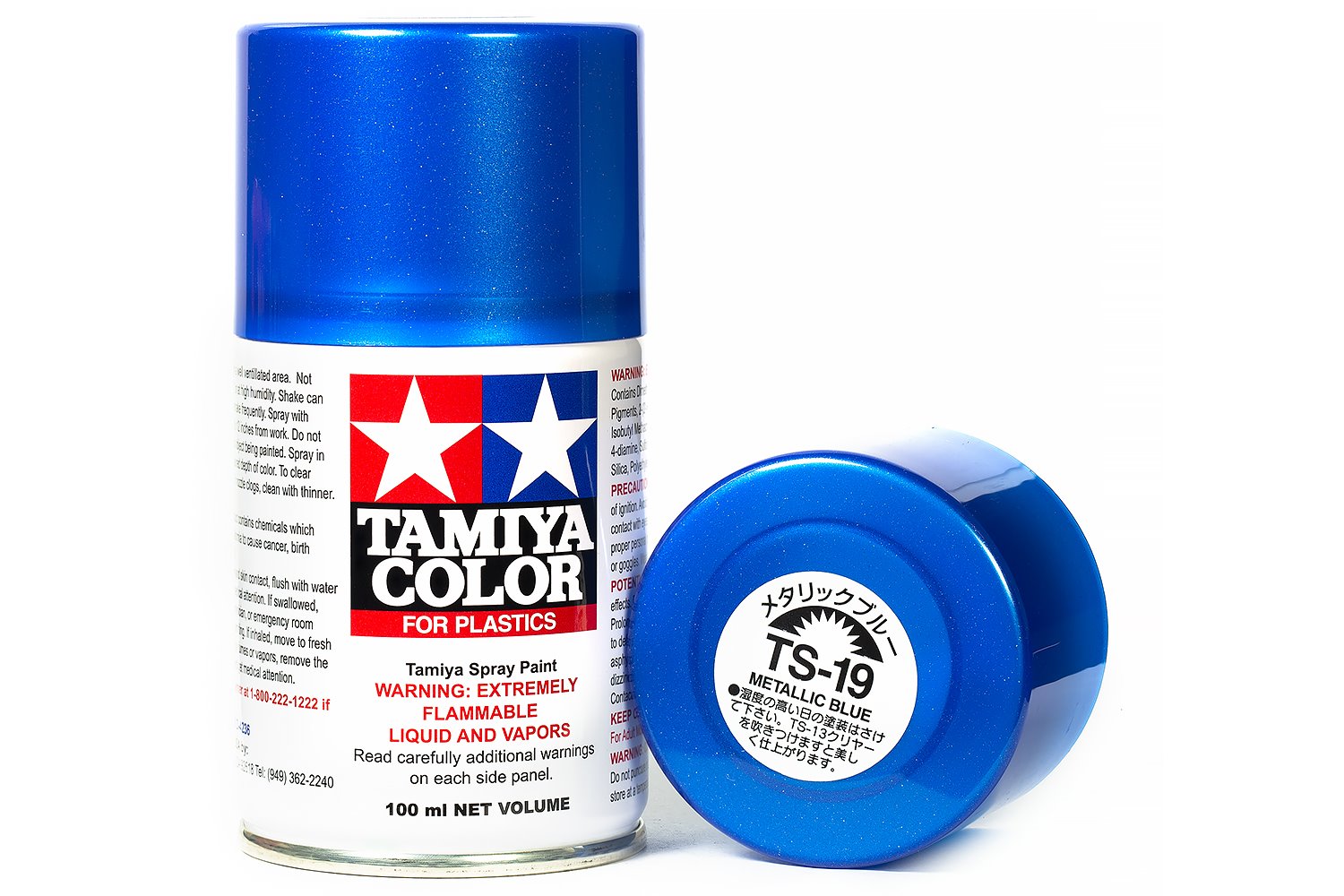Peinture Maquette TS19 Bleu Metal brillant - Tamiya 85019
