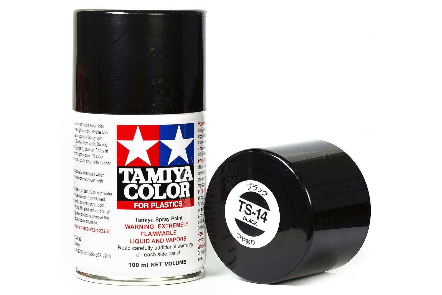 Peinture Maquette TS14 Noir brillant - Tamiya 85014