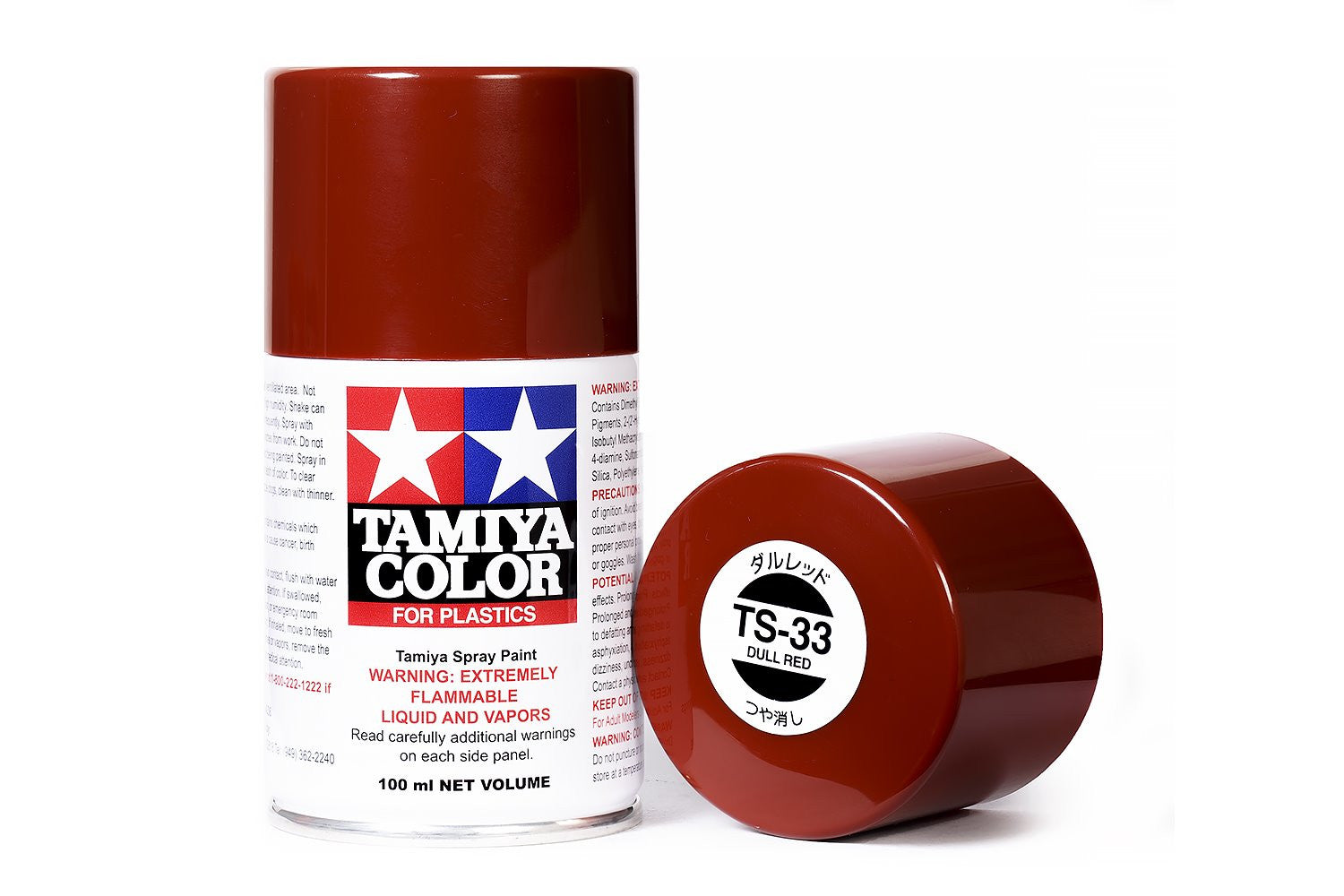 Peinture Maquette TS33 Rouge mat - Dull red - Tamiya 85033