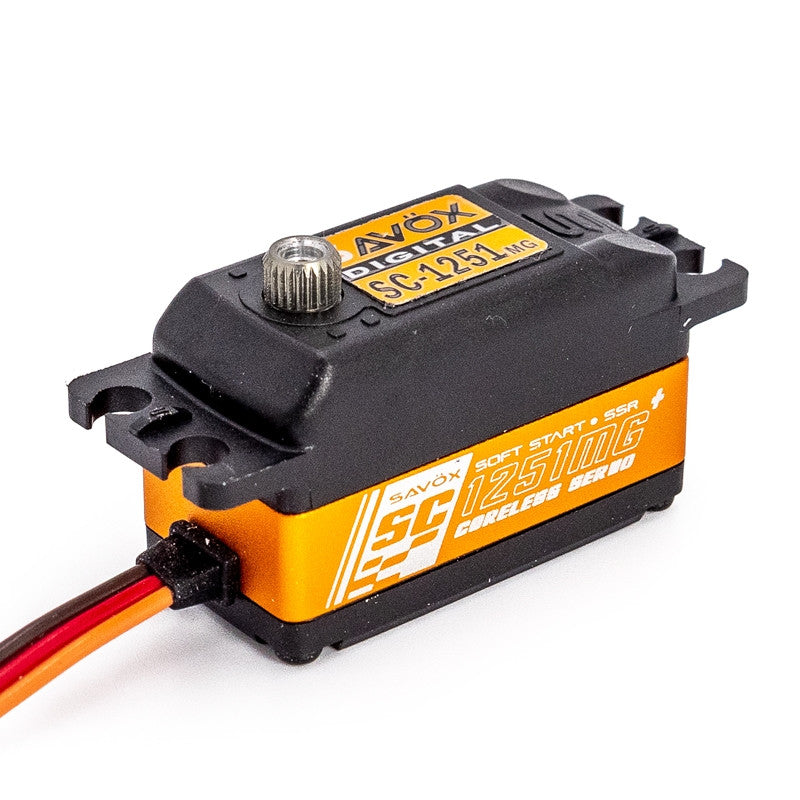 Servo Low Profile Savox SC-1251MG+ Digital 9kg-0.09S