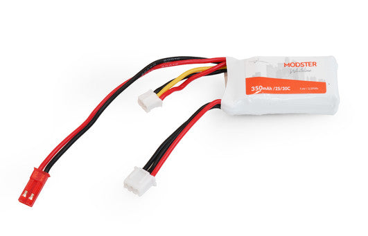 Batterie Lipo 7.4v 350mAh 2S 25/30C (53x14x20mm)