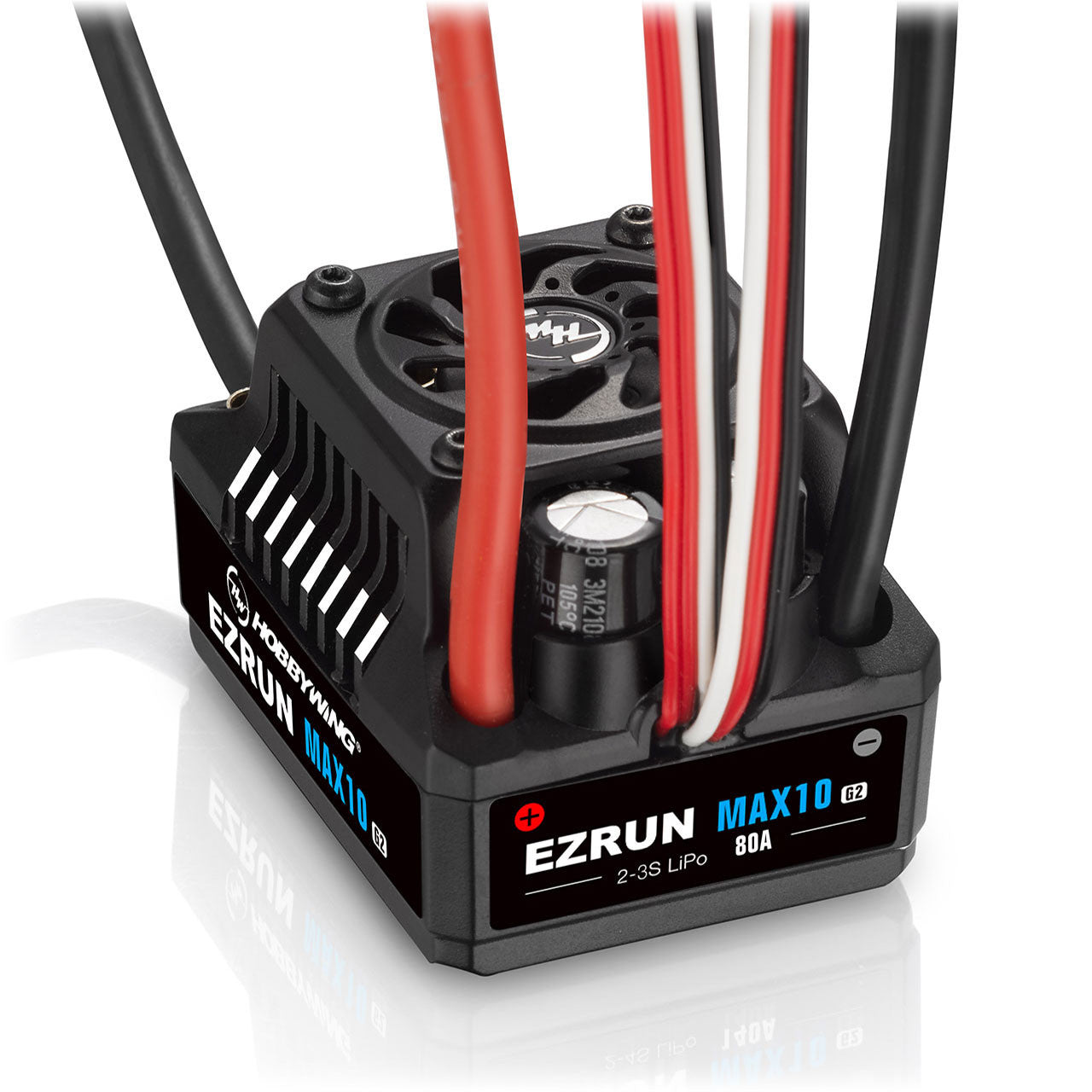 Variateur Hobbywing Ezrun MAX10 G2 80Amp 2-3s LiPo 30102604