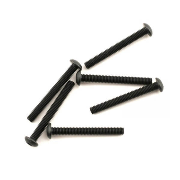6 Vis BTR Tête Bombée 3x25mm Traxxas 2581