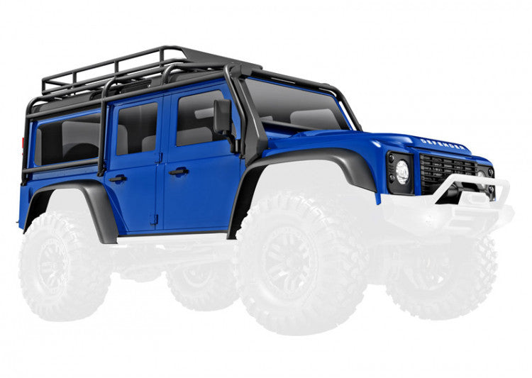 Traxxas 9712 Carrosserie Land Rover Defender Bleue - 1/18