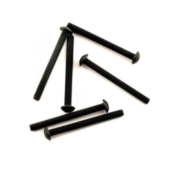 6 Vis BTR Tête Bombée 3x30mm Traxxas 2582