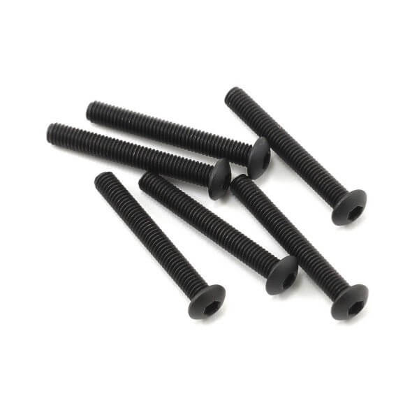 6 Vis BTR Tête Bombée 3x23mm Traxxas 2591