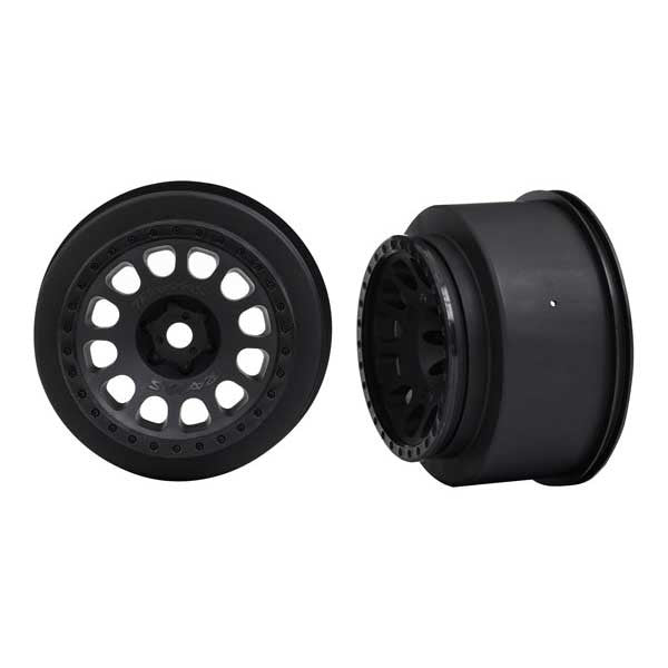 2 Jantes Xrt Noires Traxxas 7874
