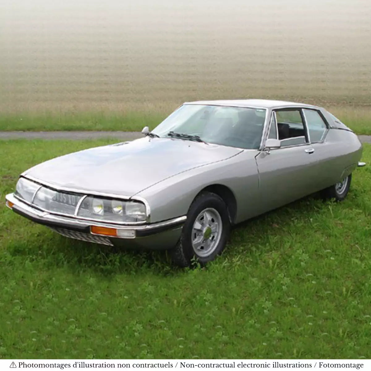 Voiture miniature collection 1/12 Citroën SM 1972 Gris perle métallisé Norev 121707