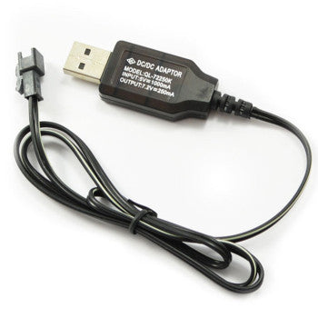 Chargeur usb noir pour HUINA 1550/1570/1573/1574/1577 - SM Connecteur