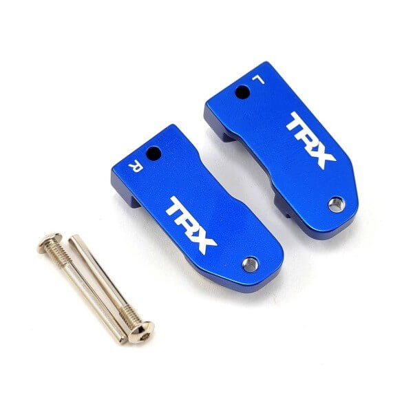 Etriers de fusées (30 degrés), Bleu aluminium - Traxxas 3632A