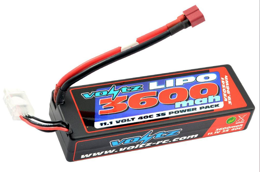 Batterie Lipo 3S 11.1V 3600mAh 40C Low profile (138x46x25mm) Dean