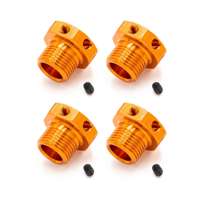 Hexagones de roues 17mm avec vis de maintien STRX-223