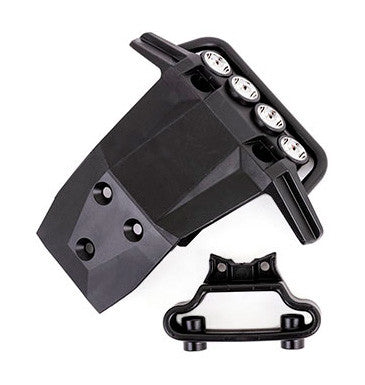 Pare-chocs avant avec Support pour kit leds Rustler 4X4 Traxxas 6736X