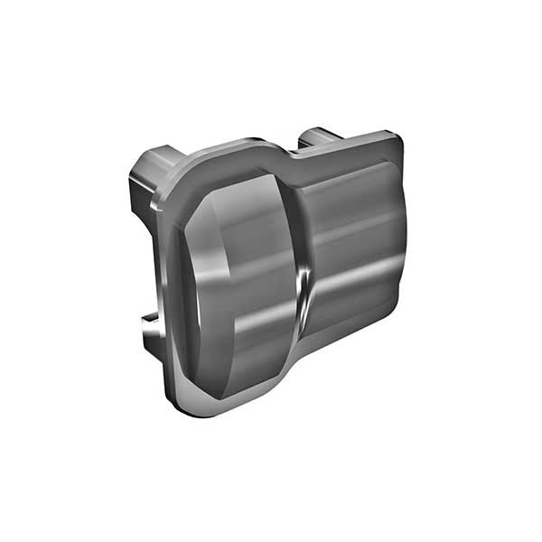 Boitiers de différentiel alu anodises gris (x2) TRX-4M 9787