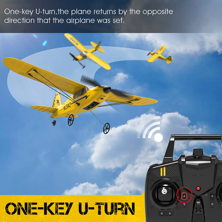 Avion télécommandé Débutant V761-14 Volantex  SPORT CUB S2 - 400mm Brushed GYRO RTF