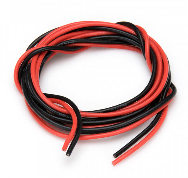 Câble silicone Rouge + Noir 20 AWG - 1 Mètre