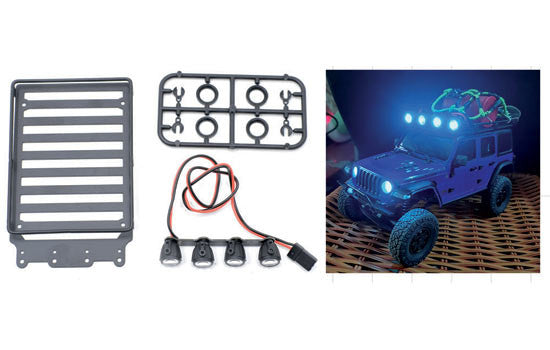 Kit feux de toit pour Axial SCX24 - T422608