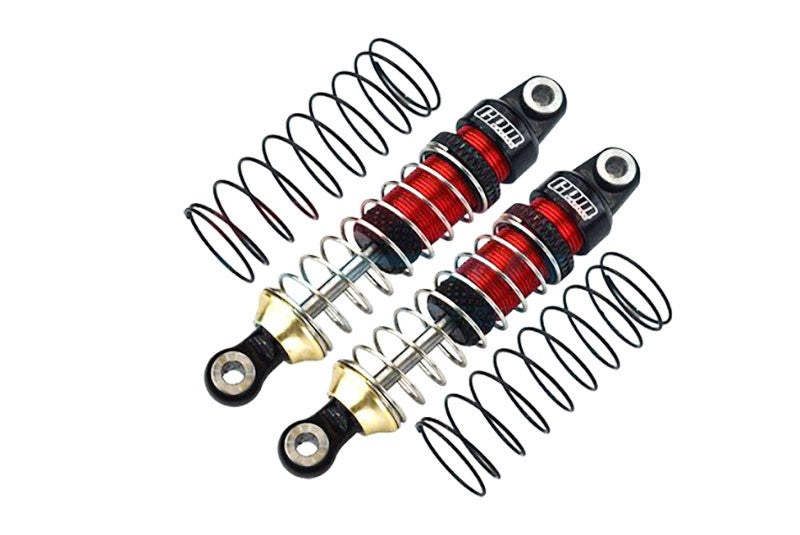 Amortisseur 6061-T6 aluminium rouge 52mm avec ressorts f/r GPM TRX-4M