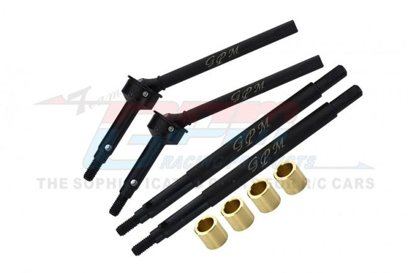 CV arbre d'entraînement avant et arbre d'essieu arrière en acier au carbone + 5mm GPM TRX-4M