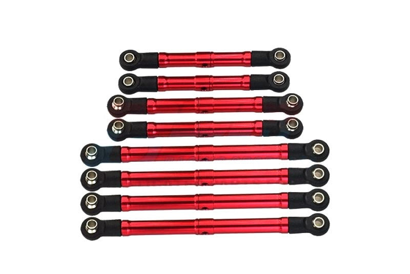 Jeu de tirants 6061-T6 aluminium rouge GPM TRX-4M