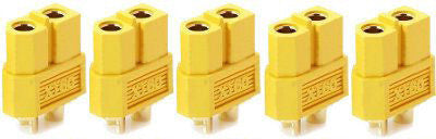 Lot de 5 prises type XT60 Femelle
