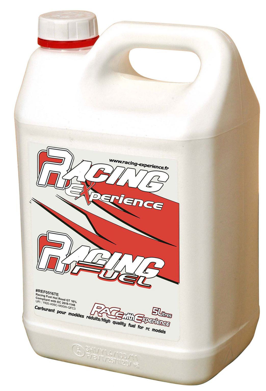 Carburant 5 litres 16% Racing Fuel Hot Road GT 16% (Conforme avec EC2019-1148) pour voiture rc thermique