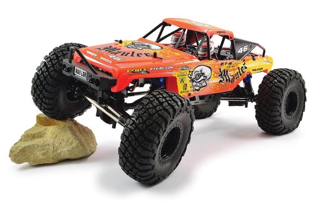 Crawler rc 1/10 FTX MAULER 4X4 Rock - FTX5575R Rouge