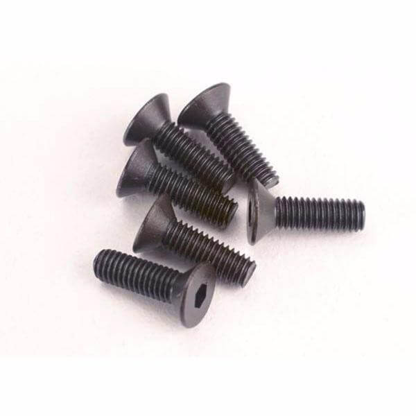 6 Vis BTR Tête fraisée M3x10 Traxxas 2551