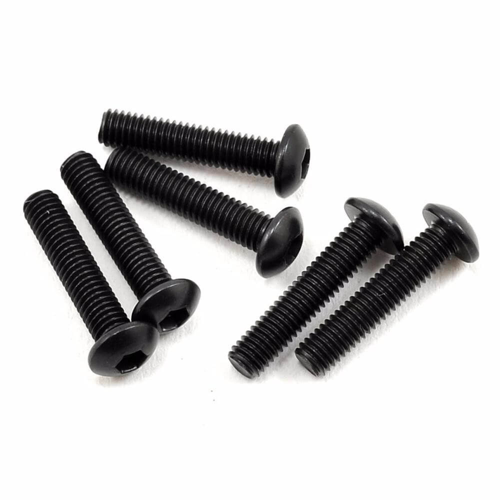 6 Vis BTR Tête bombée M3x14 Traxxas 2593