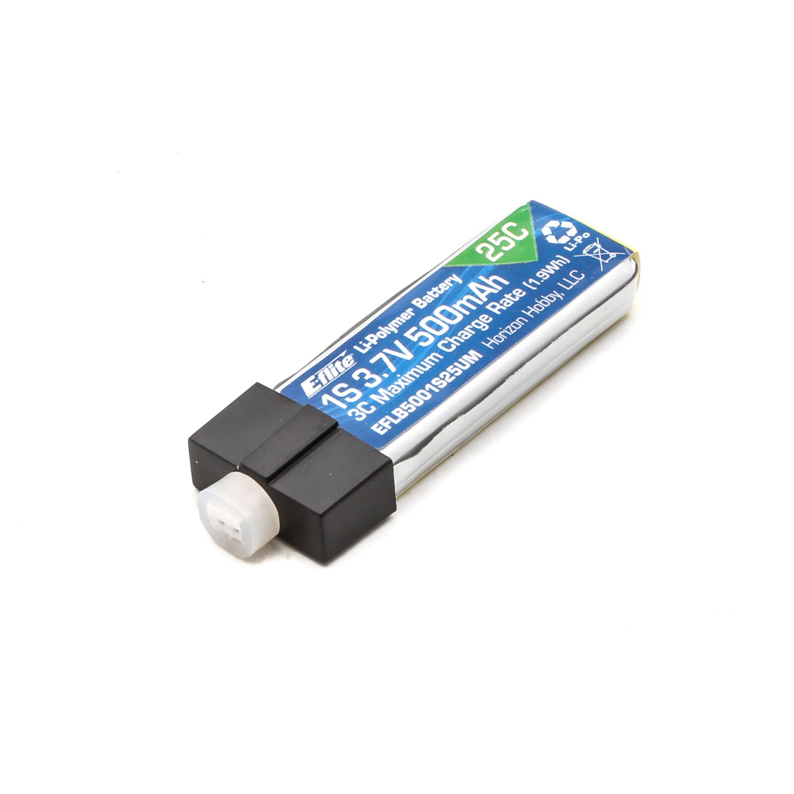 E-flite Accu lipo 500mAh 1S 3.7V 25C EFLB5001S25UM
