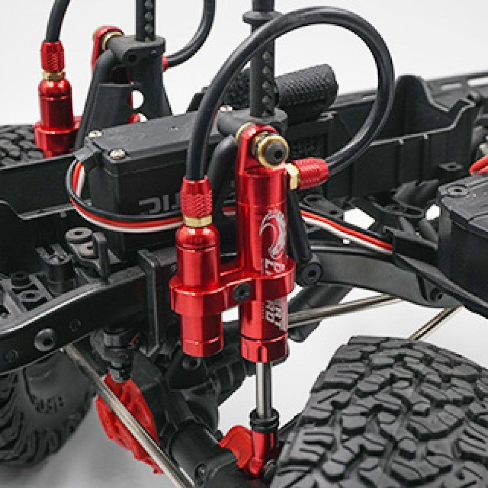 Yeah Racing 2 Amortisseurs noir 100mm Desert Lizard pour Crawler 1/10
