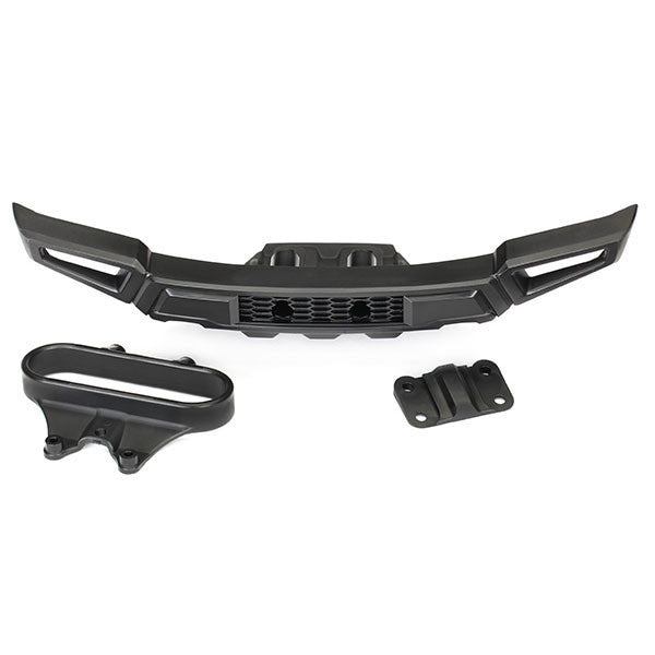 Pare-choc avant noir + support de pare-choc - Traxxas 5834