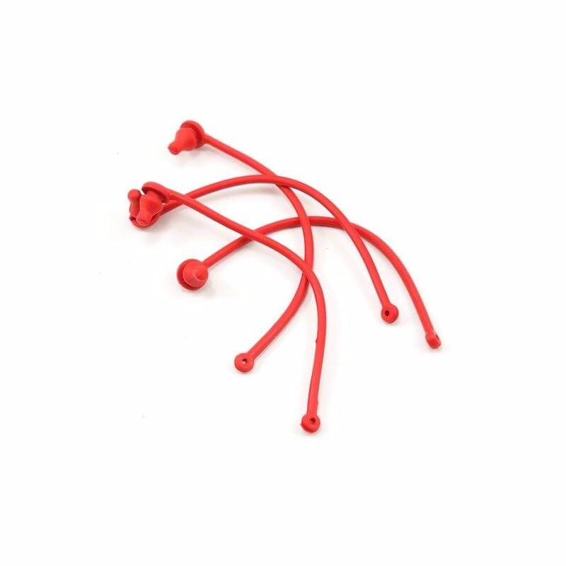 Maintien clips de carrosserie x4 Rouge - Traxxas TRX5752