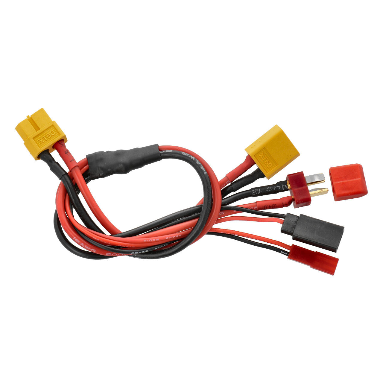 Câble de charge Multi sortie XT60 vers XT60, Dean, JST et Futaba