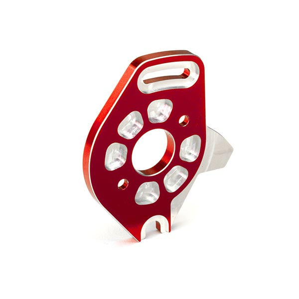 Plaque moteur 6061-T6 alu anodisée rouge - 6890R