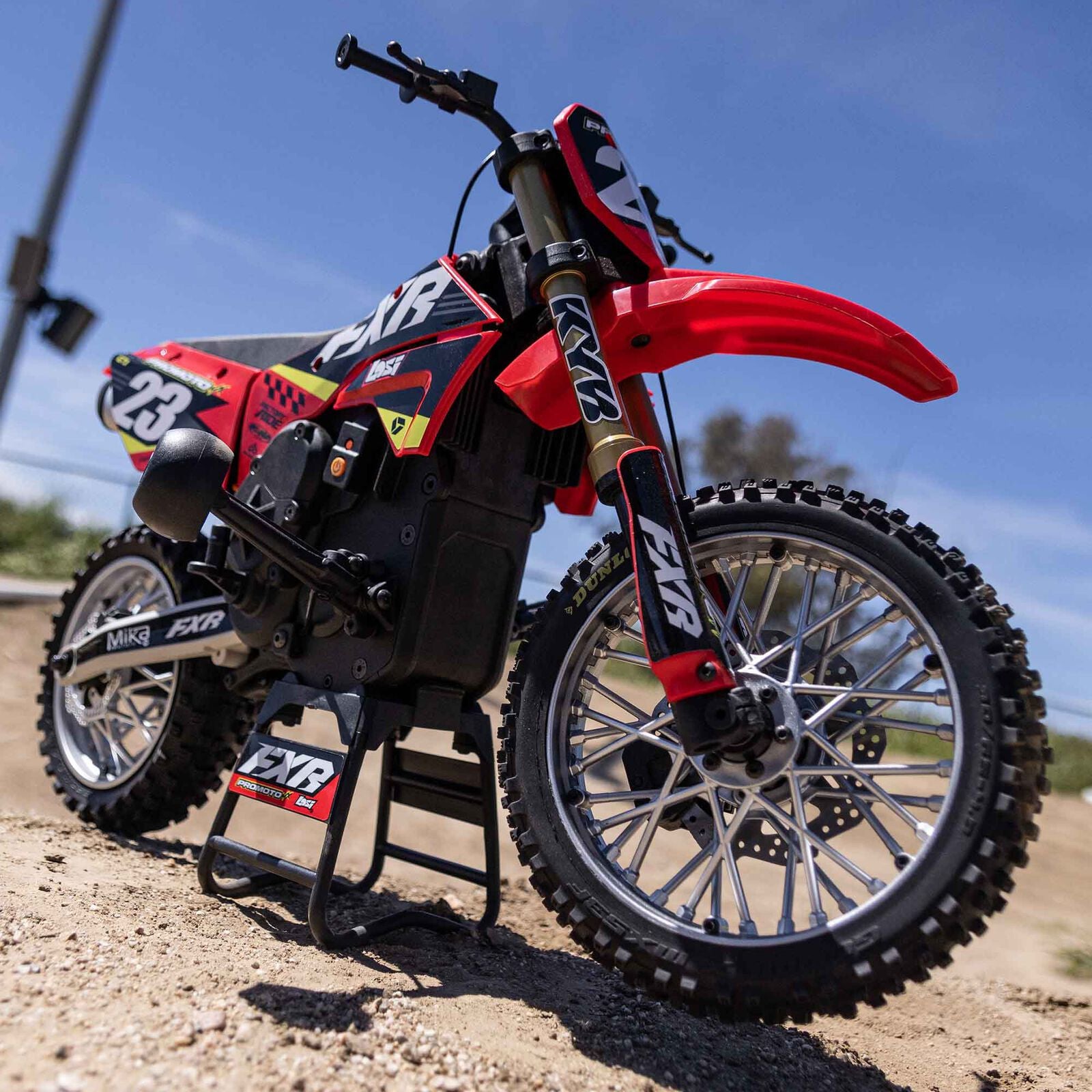 Moto RC Losi 1/4 Promoto-MX Motorrad RTR, FXR LOS06000T1 rouge